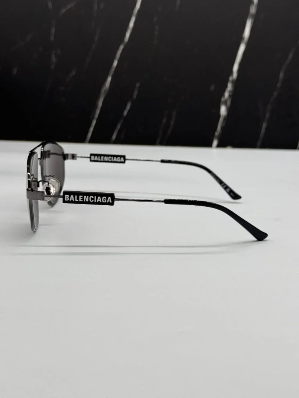 NEW BALENCIAGA BB0115S 001 BLACK PILOT UNISEX SUNGLASSES BALENCIAGA EYEWEAR